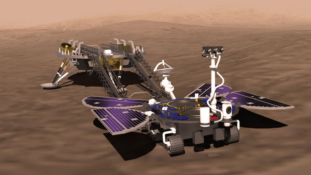 Chinese Rover on Mars