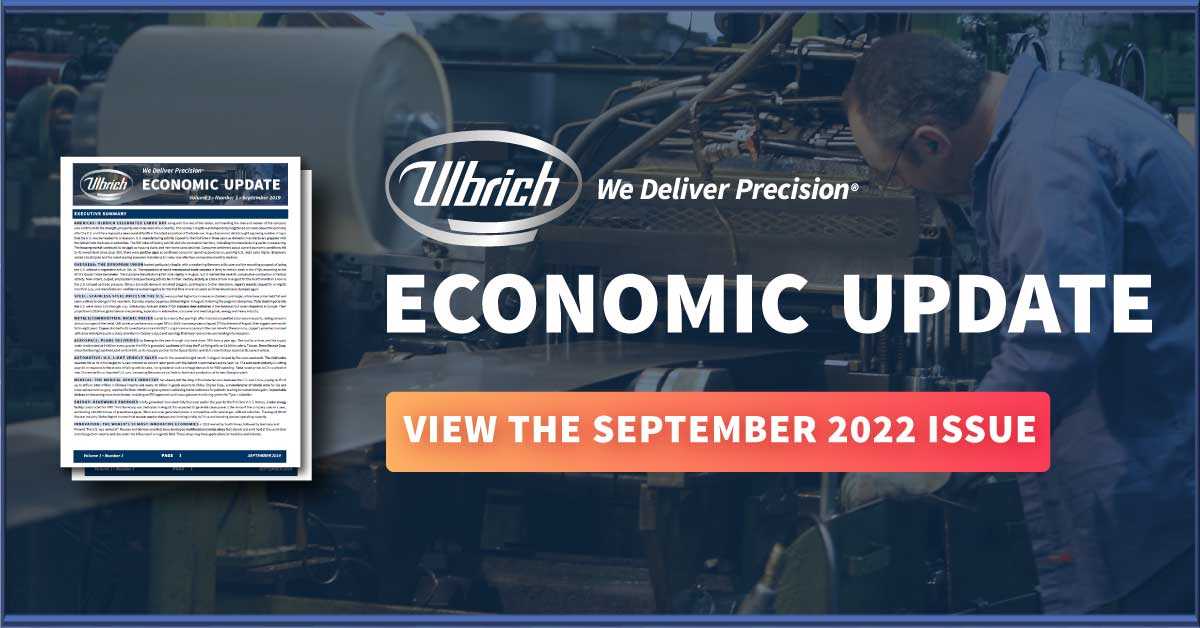 View the September 2022 Economic Update